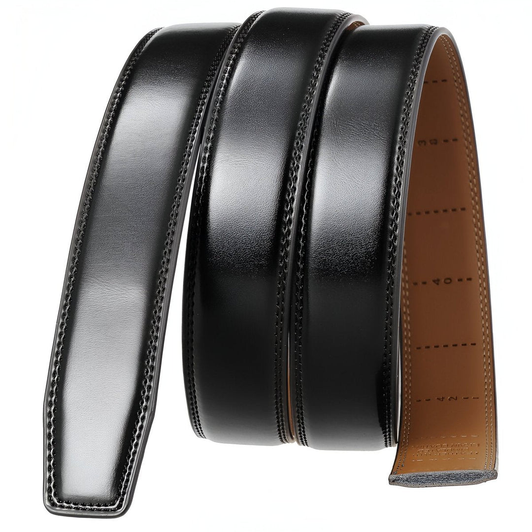 Casual Leather Belt Strap For Men, Alban Model - Leather Purse Backpack
