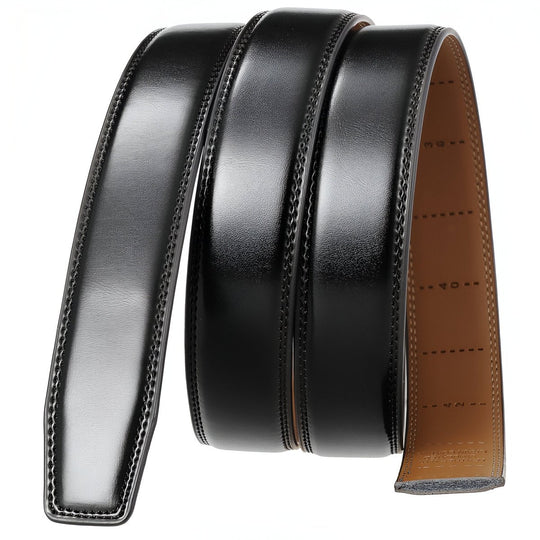Casual Leather Belt Strap For Men, Alban Model - Leather Purse Backpack