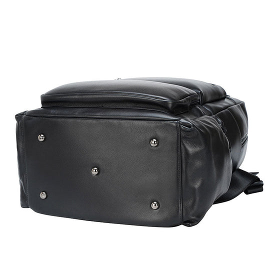 Luxury and unique men's leather backpack of superior quality