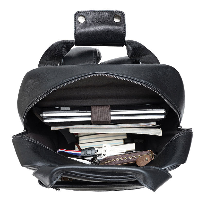 Exclusive high-quality leather backpack for him