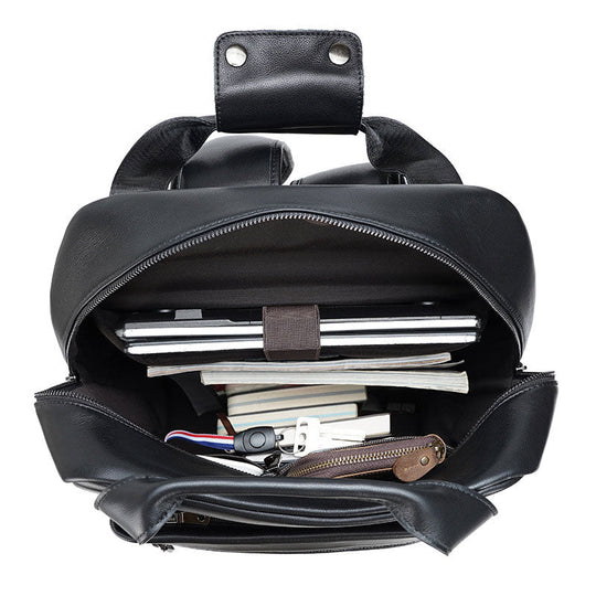 Exclusive high-quality leather backpack for him