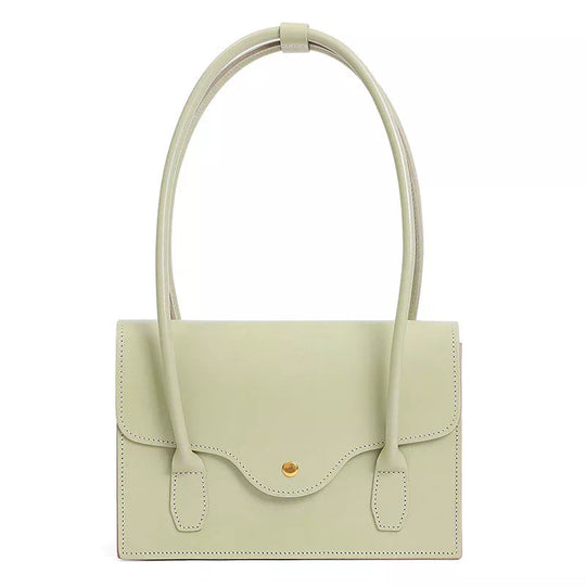 Medium Vegetable Tanned Leather Shoulder Bag - Leather Purse Backpack