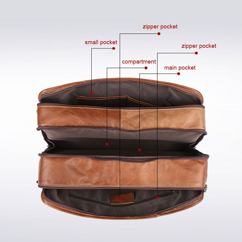 Premium quality designer leather business bag for him