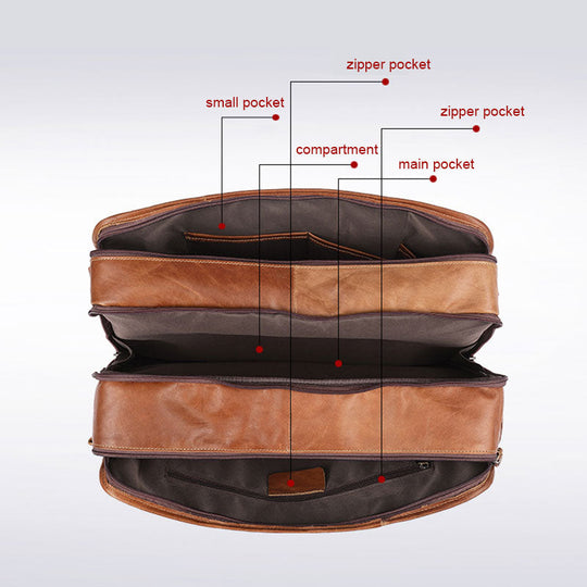Premium quality designer leather business bag for him