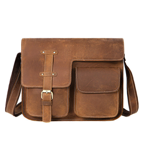 Sleek leather briefcase for professionals
