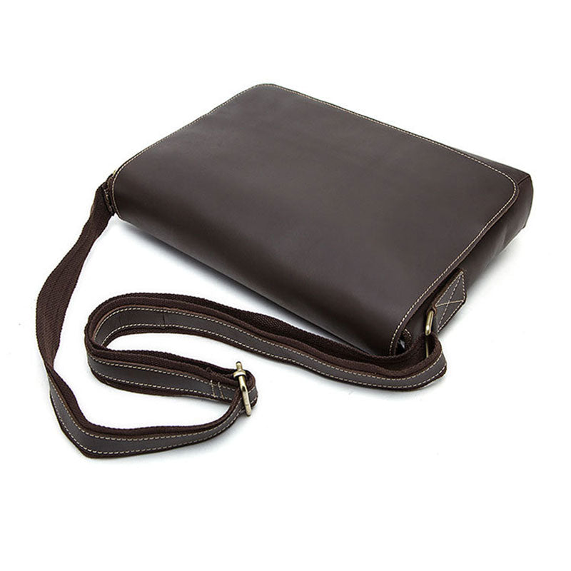 Retro lawyer briefcase in leather for men