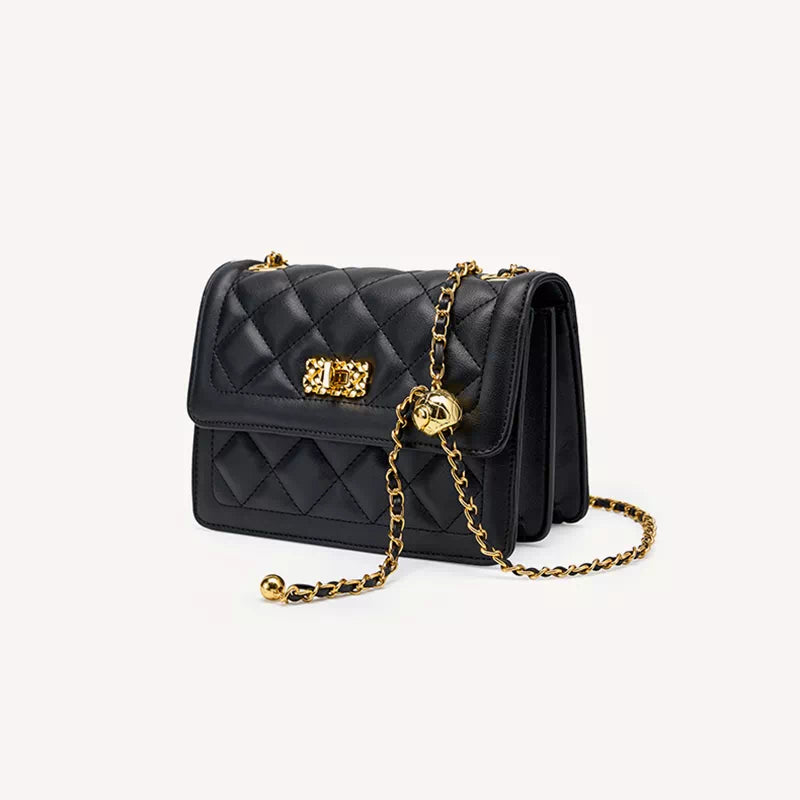 Reviews of Black Leather Shoulder Bags with Chain