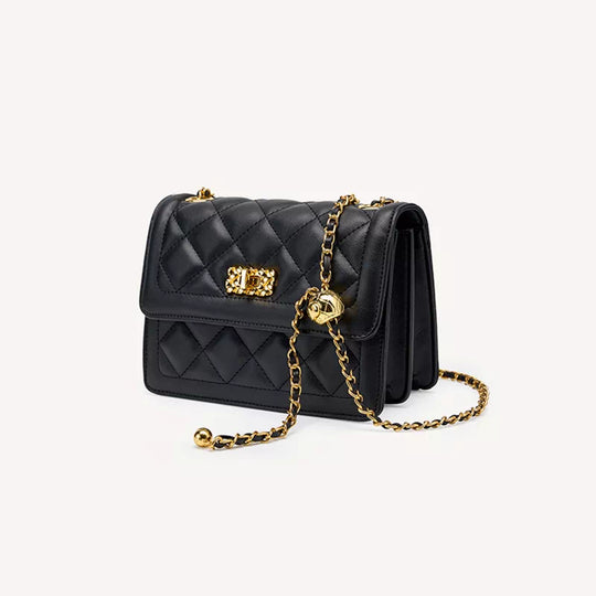 Reviews of Black Leather Shoulder Bags with Chain