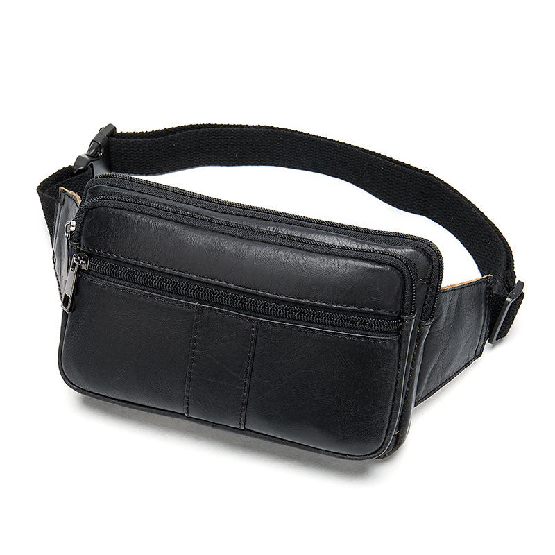 Men's fashionable leather hip pouches