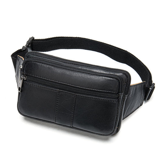 Men's fashionable leather hip pouches