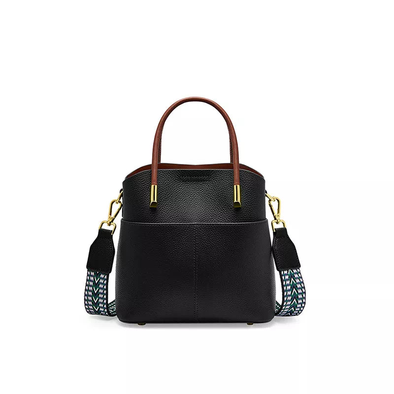 Luxury mini tote with unique details