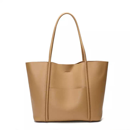 Elegant beige tote bag