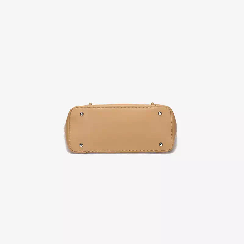 Unique beige handbag for women