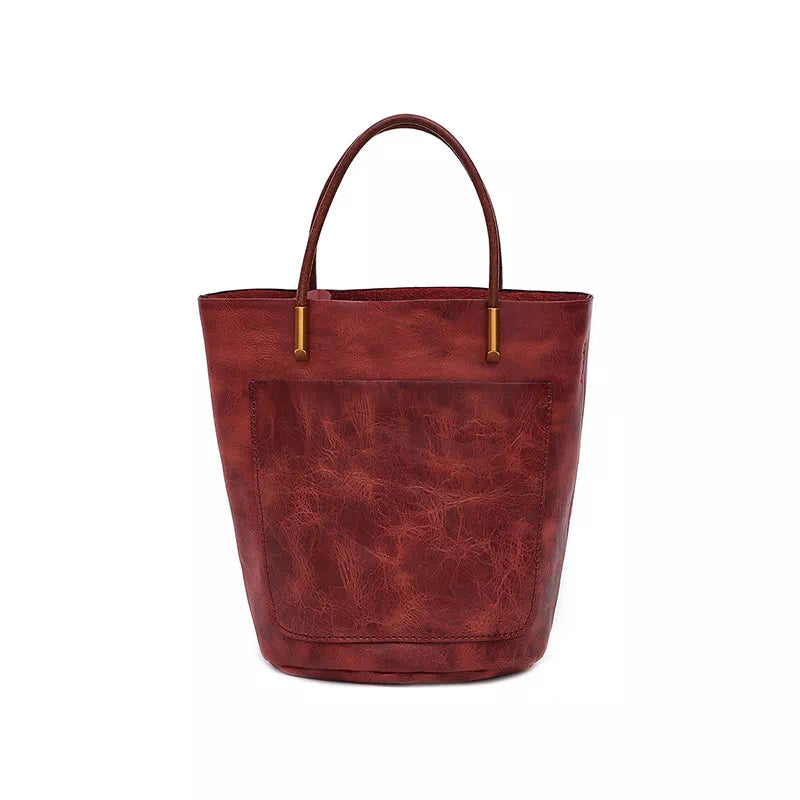 Exclusive crossbody tote with designer touch