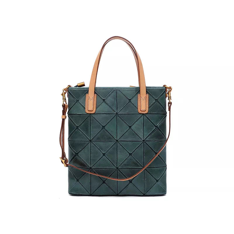 Artisan crafted vegetable-tanned leather bag