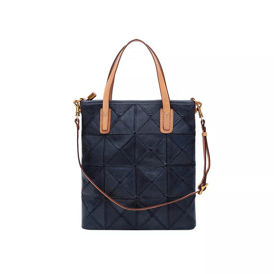 Handmade small tote with crossbody strap
