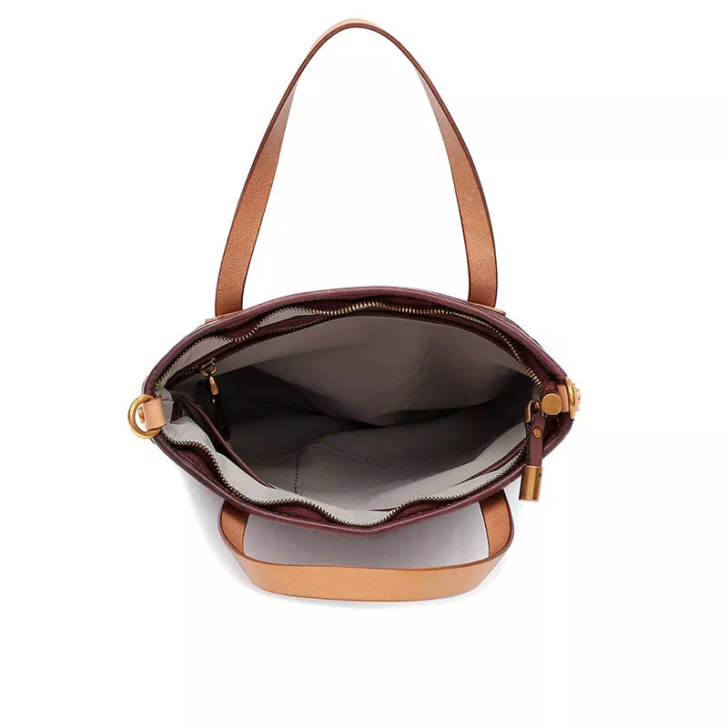 Artisan crafted vegetable-tanned leather bag