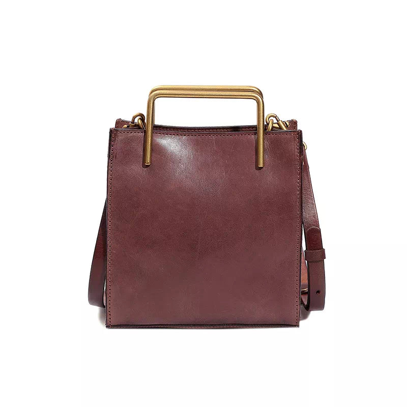 Artisan crafted crossbody tote with unique style