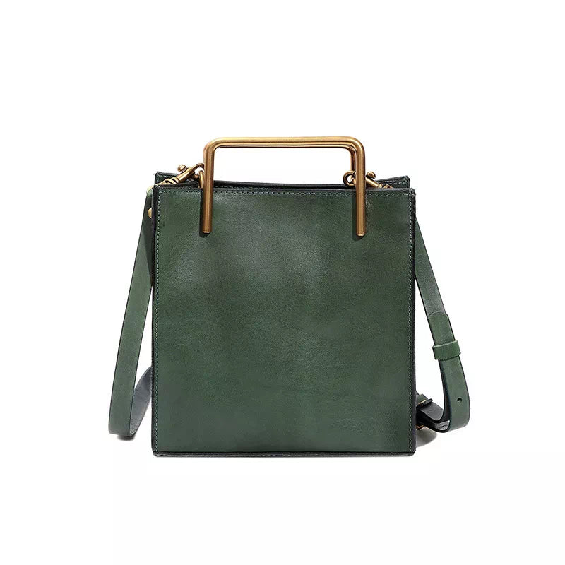 Chic and trendy leather mini tote for her