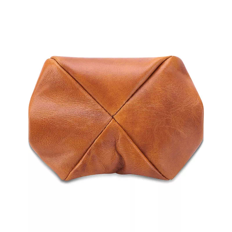 Kiss Lock Coin Purse - Leather Purse Backpack