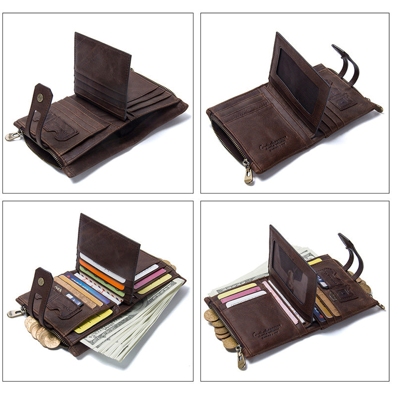 Designer men's wallet with classic style