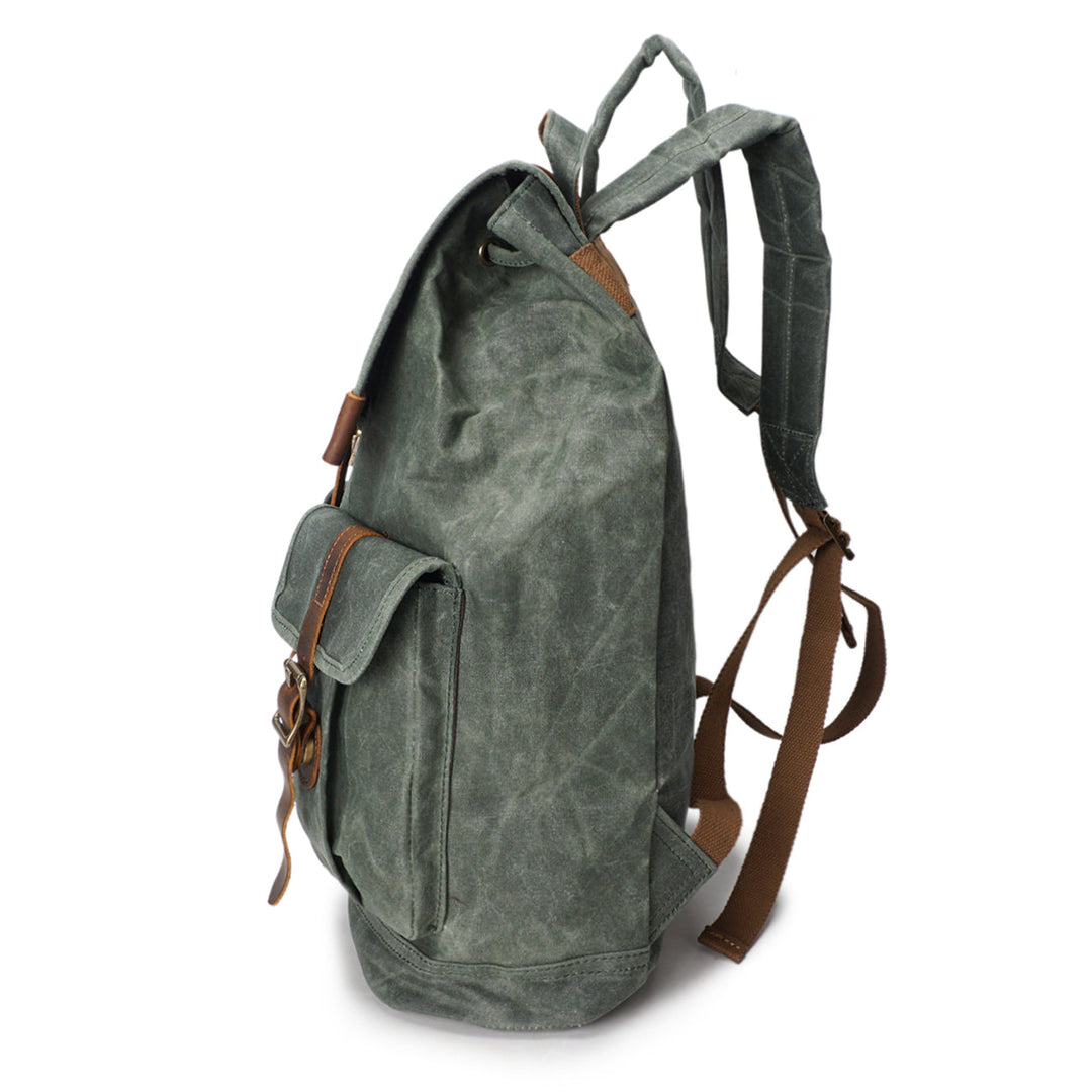 Stylish Vintage Rucksack with Durable Fabric and Timeless Appeal - Leather Purse Backpack