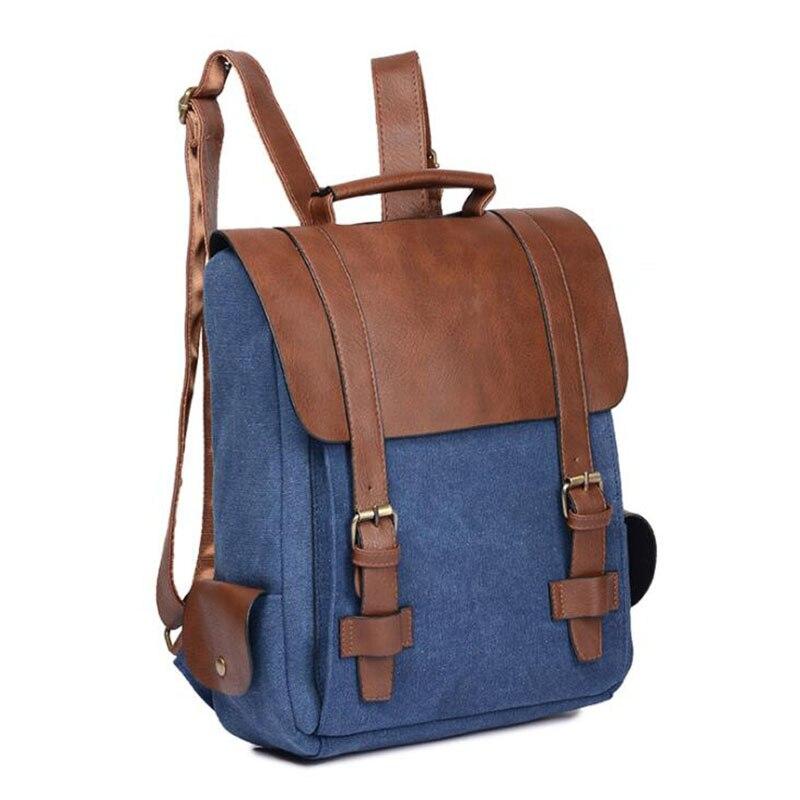 Trekking backpack in canvas leather with 20-35L size for travel