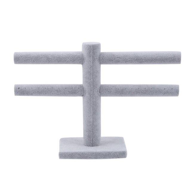 Gray Velvet Jewelry Storage Box with Glass Display - Leather Purse Backpack