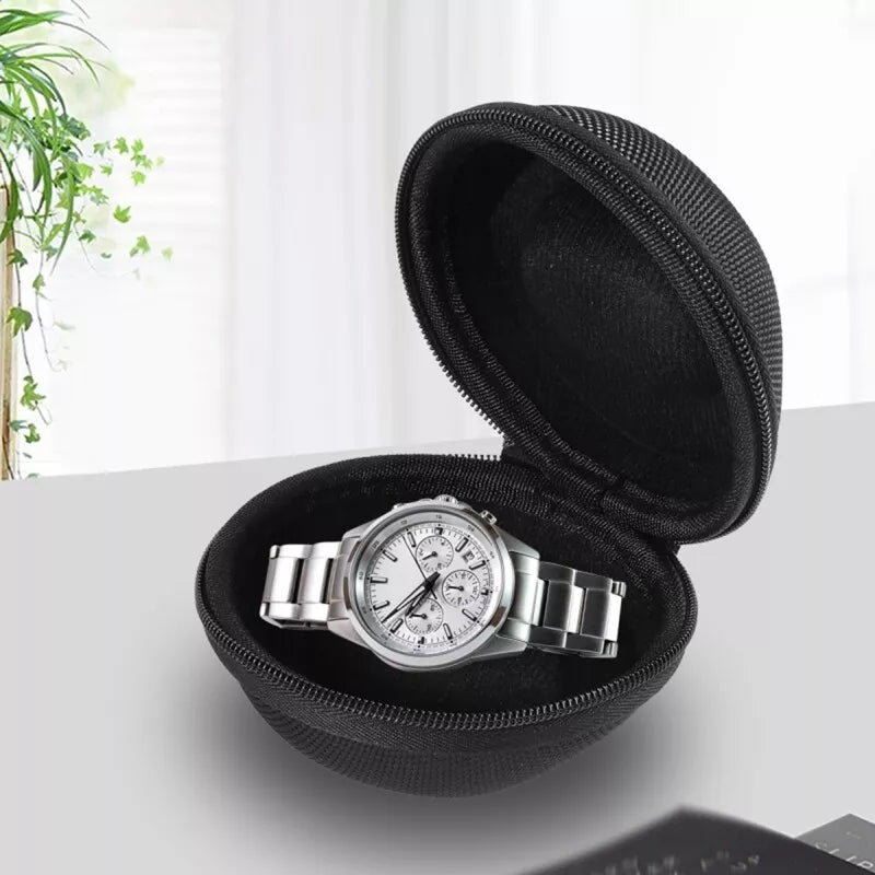 Compact Fabric Watch Case - Aphrodite - Leather Purse Backpack