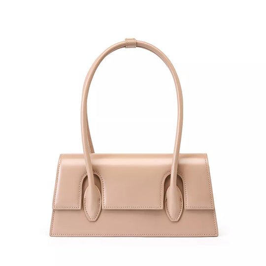 Women Leather Baguette Bag - Leather Purse Backpack