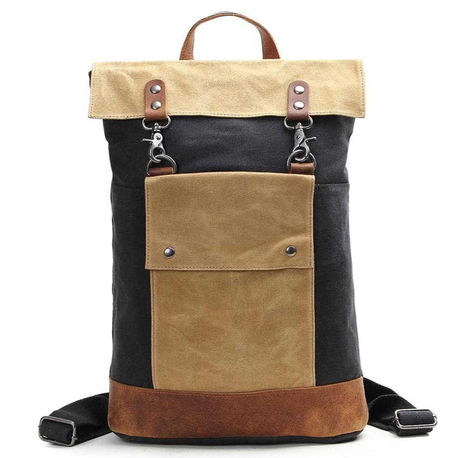 Elegant Small Backpack for Women with Minimalist Design - Leather Purse Backpack