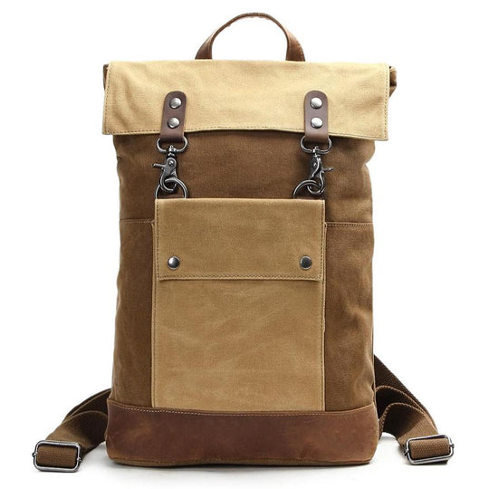 Elegant Small Backpack for Women with Minimalist Design - Leather Purse Backpack