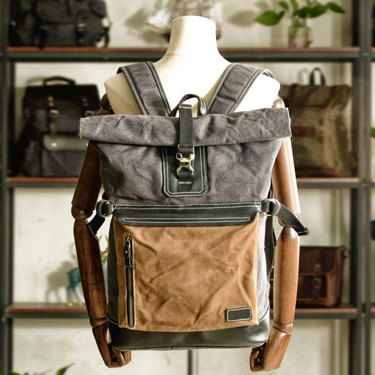 Trendy College Bag – Spacious, Durable Backpack for School and Campus - Leather Purse Backpack