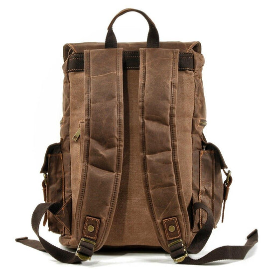 Versatile Canvas Drawstring Rucksack – Durable for Everyday Use - Leather Purse Backpack