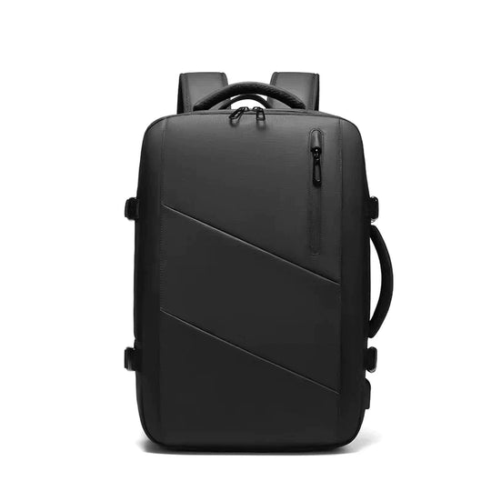 Expandable travel backpack for men in medium size