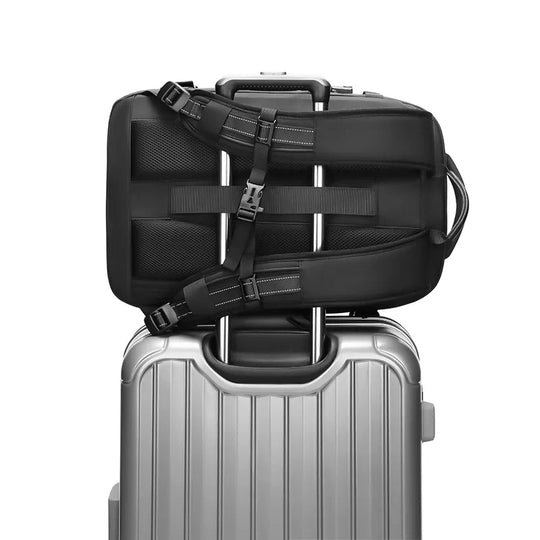 Travel backpack with expandable design for ample storage