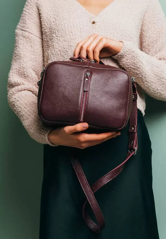 Premium Handmade Leather Purse for Women – Perfect for Work or Leisure - Leather Purse Backpack