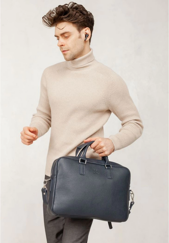 Leather Briefcase – Elegant Business Bag for Professionals - Leather Purse Backpack