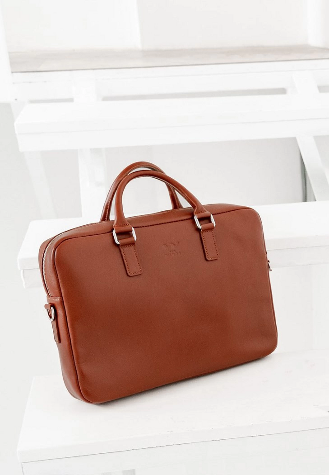 Leather Briefcase – Elegant Business Bag for Professionals - Leather Purse Backpack