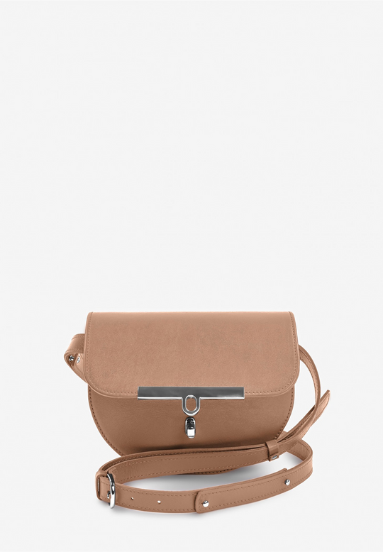 Women's Leather Belt-Crossbody Bag – Stylish and Versatile - Leather Purse Backpack