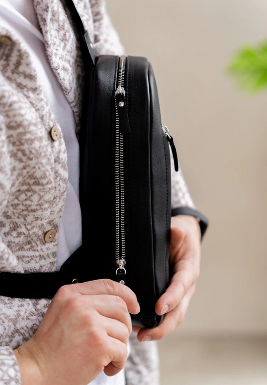 Leather Crossbody Bag for Men – Elegant and Functional - Leather Purse Backpack