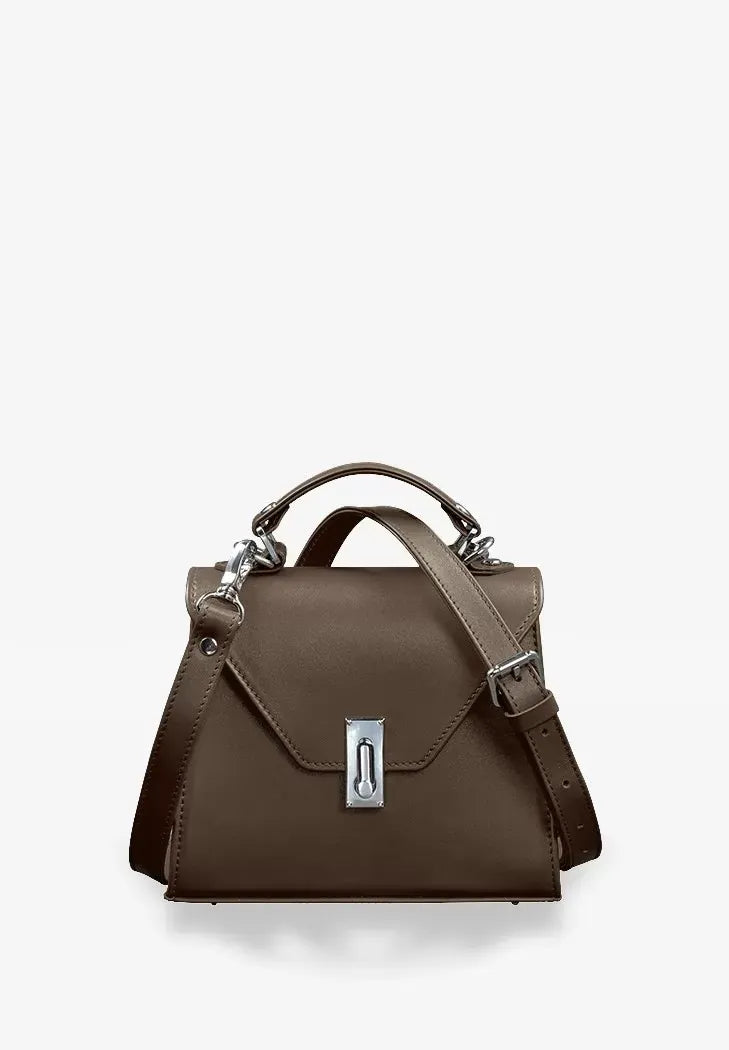 Women's Leather Crossbody Bag – Elegant, Compact and Handcrafted - Leather Purse Backpack