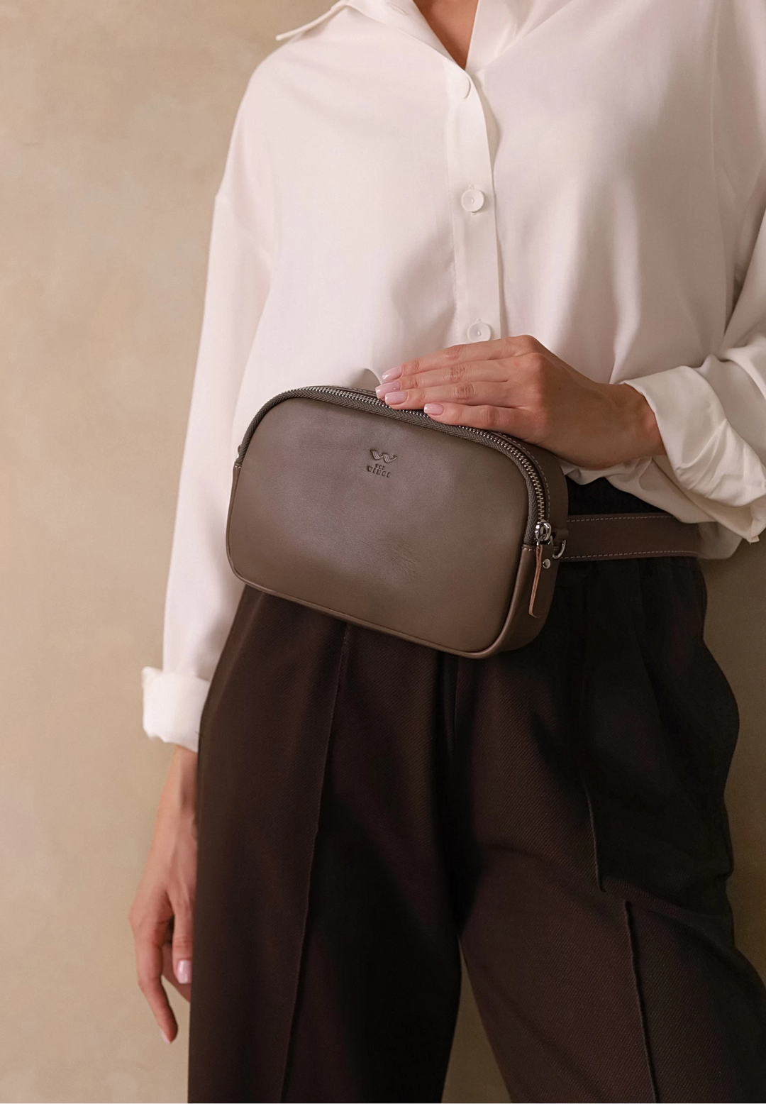 Genuine Leather Waist Bag for Women – Chic and Functional - Leather Purse Backpack