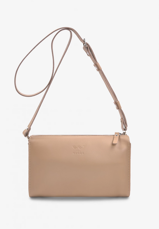 Elegant Sleek Women's Bag in Genuine Leather - Leather Purse Backpack