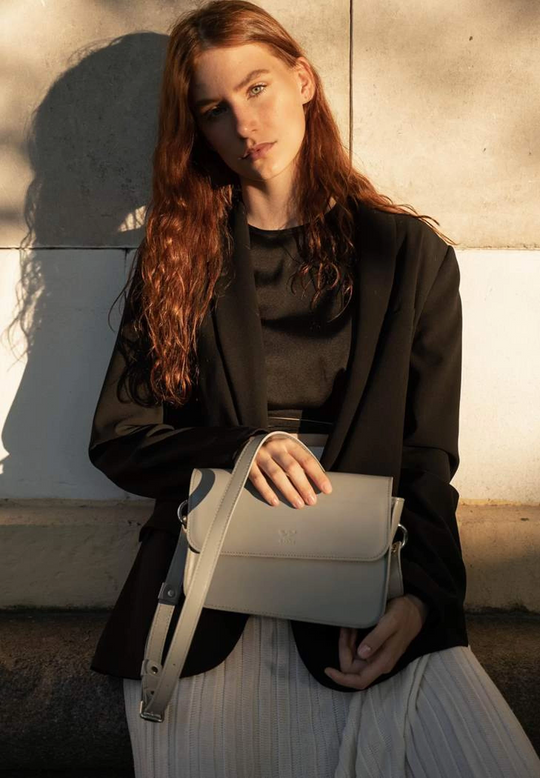 Small Leather Crossbody Bag for Women – Minimalist Style - Leather Purse Backpack