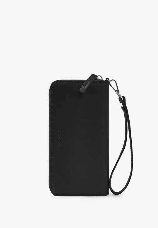 Classic Leather Wallet with Zipper – Secure and Sophisticated - Leather Purse Backpack
