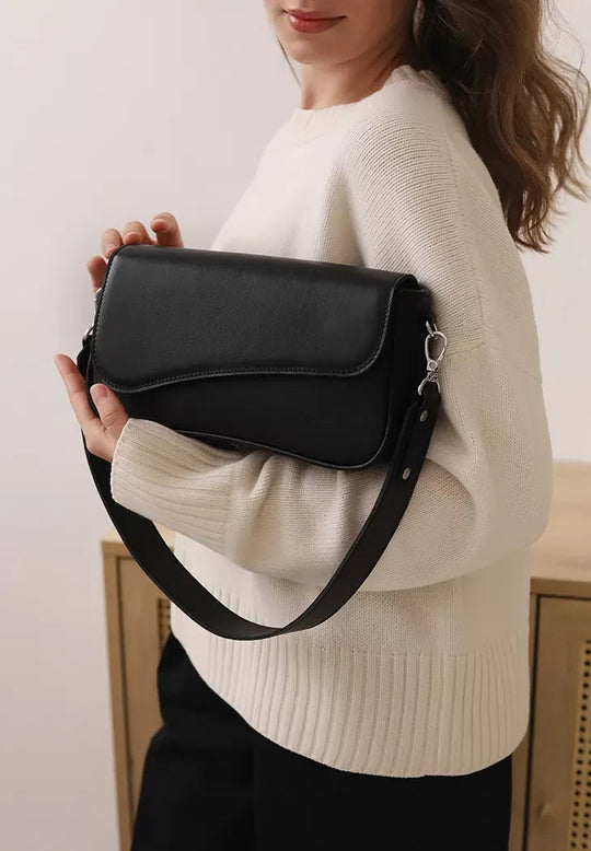 Women's Genuine Leather Bag – Elegant and Timeless Design - Leather Purse Backpack