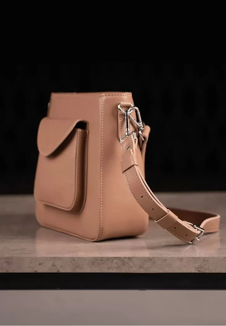 Luxury Women's Crossbody Bag – Made from Premium Leather - Leather Purse Backpack