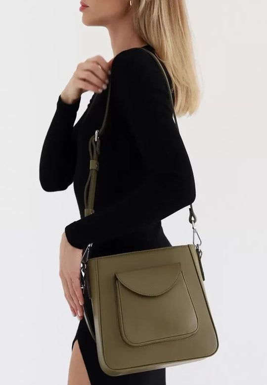 Luxury Women's Crossbody Bag – Made from Premium Leather - Leather Purse Backpack