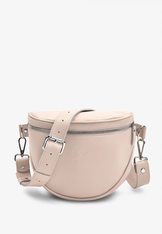 Leather Belt Crossbody Bag – Versatile and Stylish Design - Leather Purse Backpack